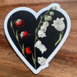 Opium Poppy and Lily of the Valley Stickers