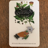 Hand Holding Jimson Weed Pin