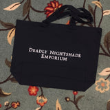Deadly Nightshade Emporium Skull Tote