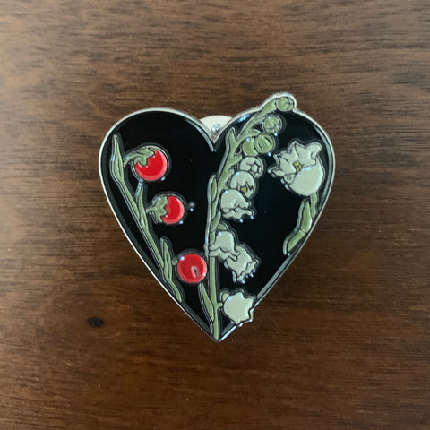 Lily Of The Valley Enamel Pin